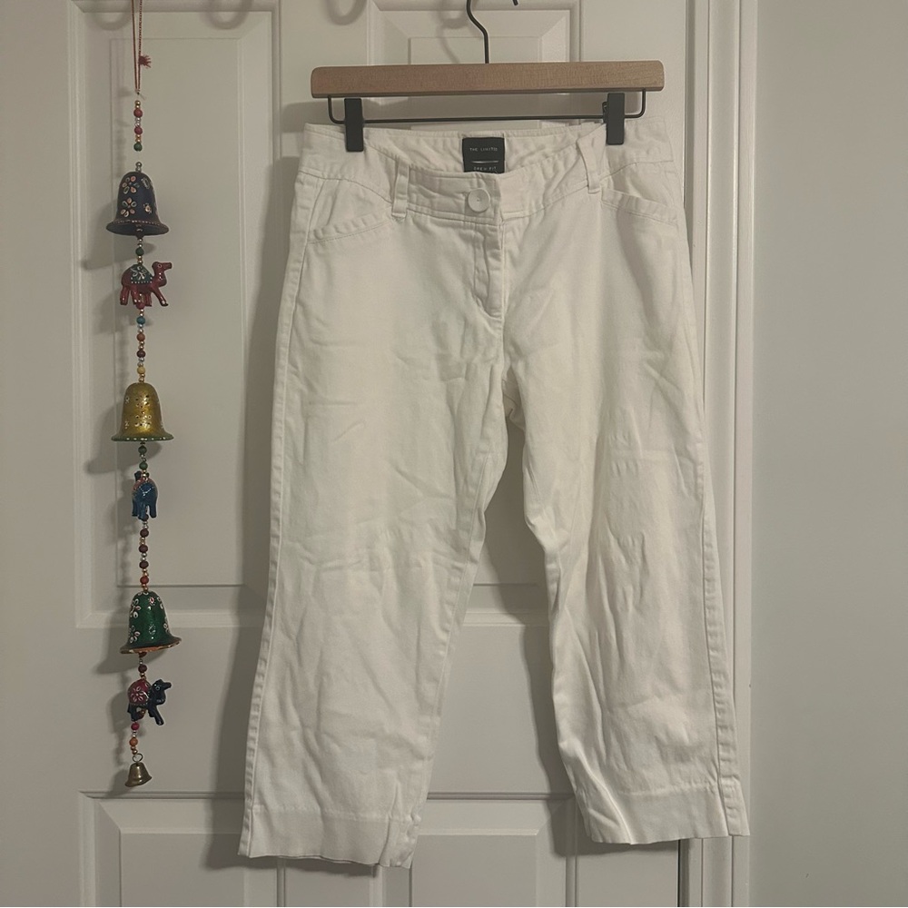 The Limited Drew Fit White Womens Pants